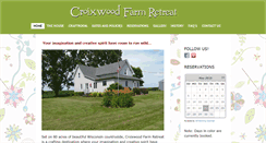 Desktop Screenshot of croixwoodfarmretreat.com