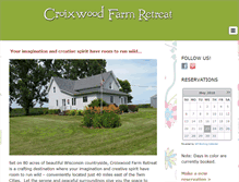 Tablet Screenshot of croixwoodfarmretreat.com